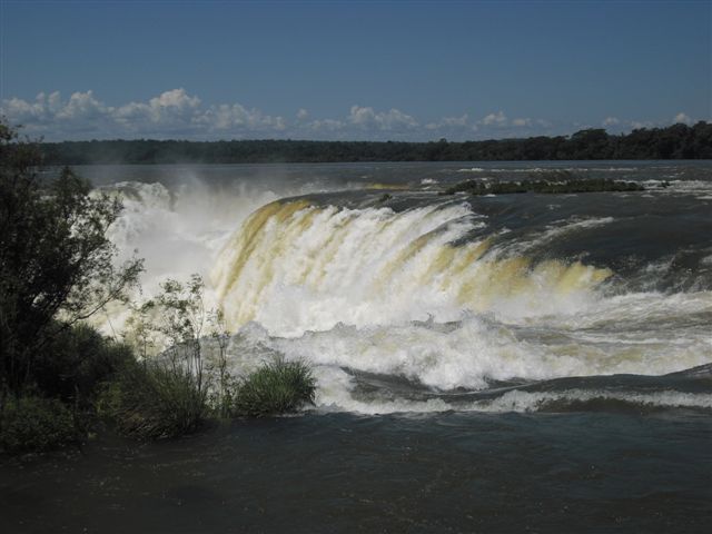 Garganta do diabo, Cataratas do Iguaçu lado argentino