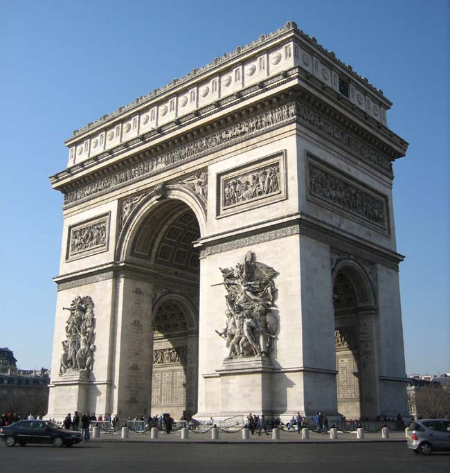 arco do triunfo em Paris