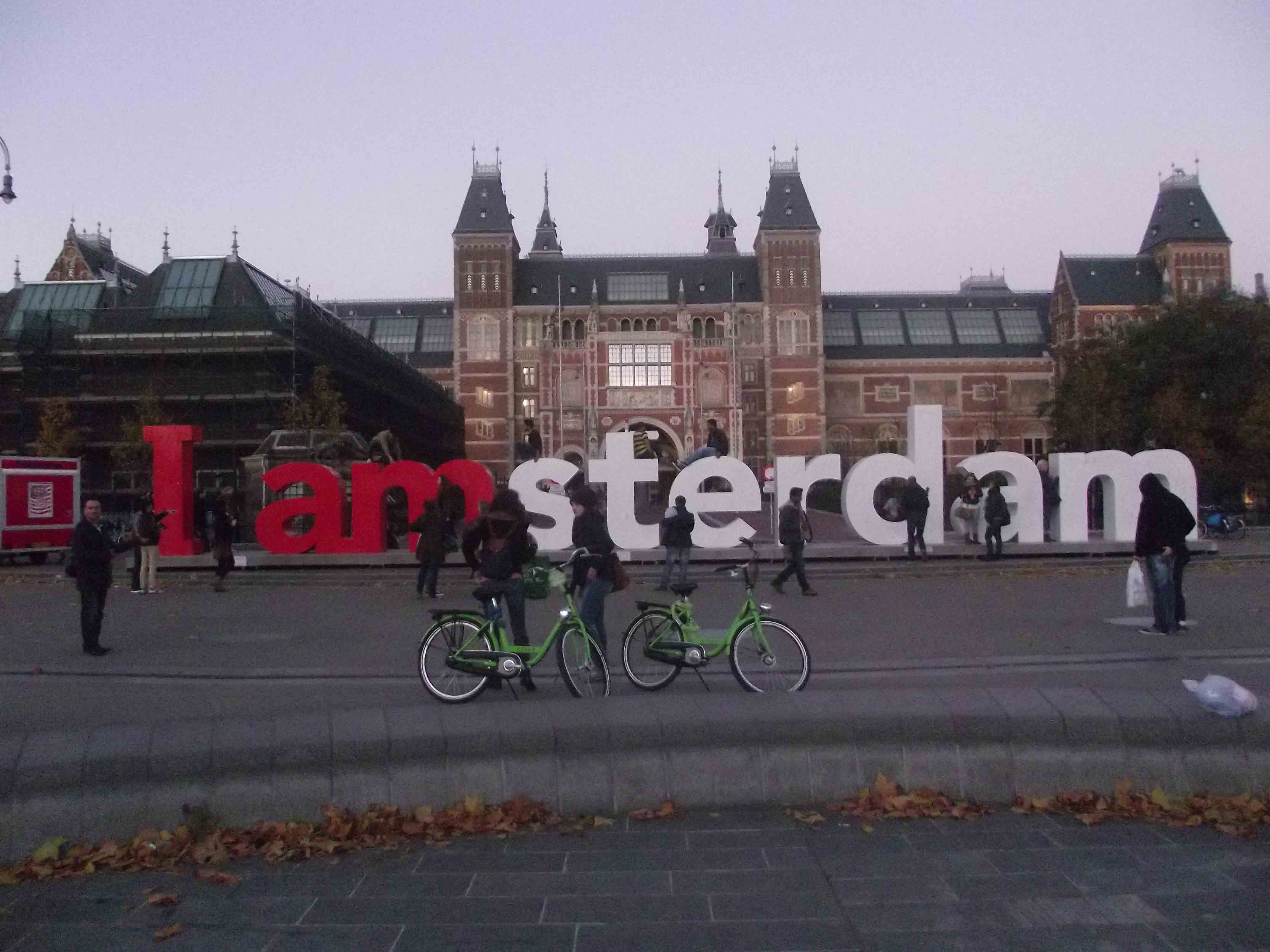 Escultura I amsterdam em Amsterdam na Holanda