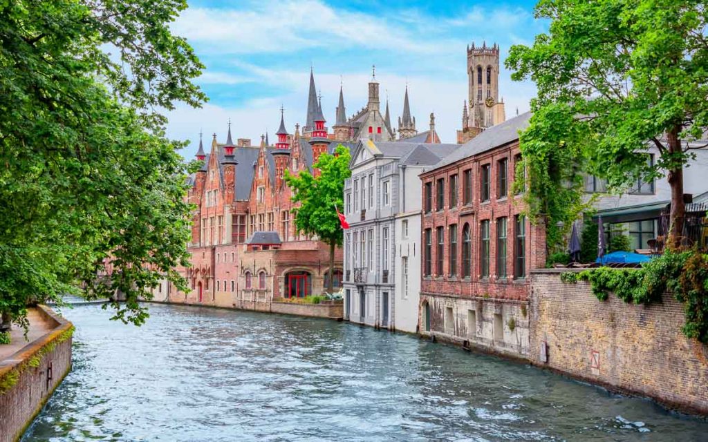 Canal Groenerei em Bruges