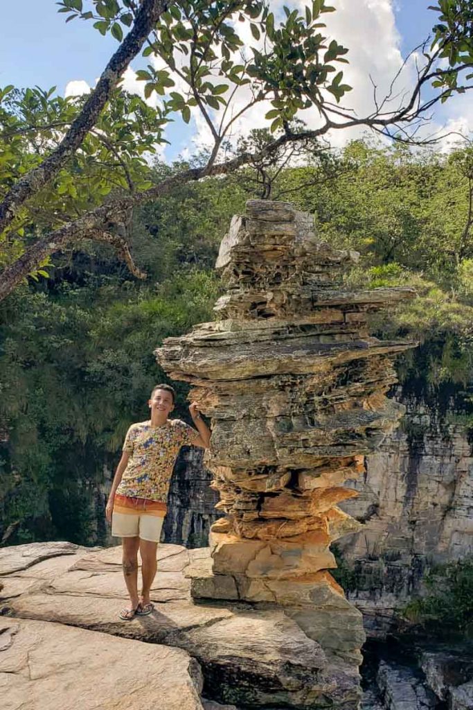 Cachoeira da Pedra Ancorada em Capitólio