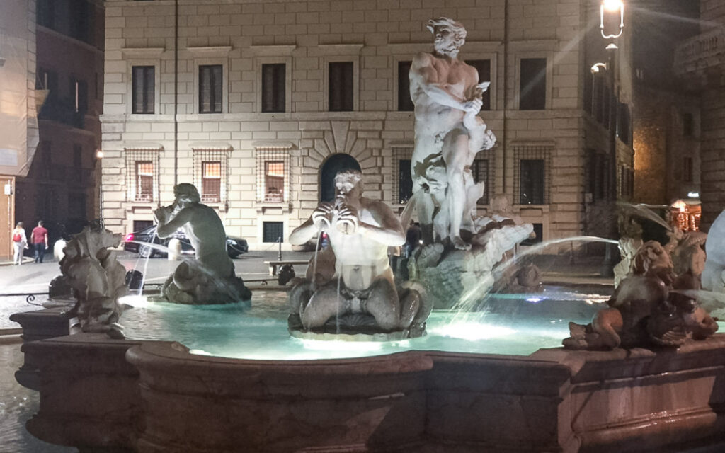 Fontana del Moro em Roma