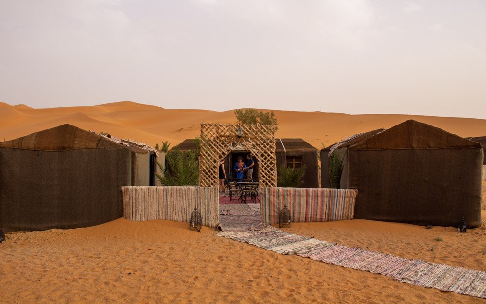 Acampamento no Deserto do Saara