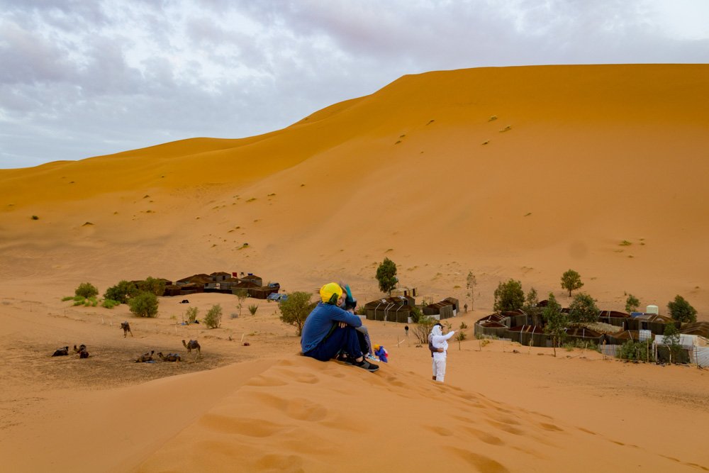 Acampamento no Deserto do Saara